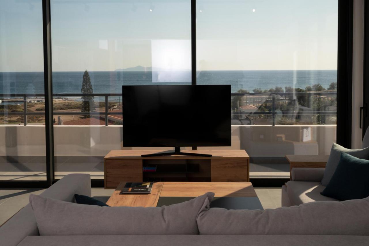 Sounio Panoramic Loft Lägenhet Sunion Exteriör bild