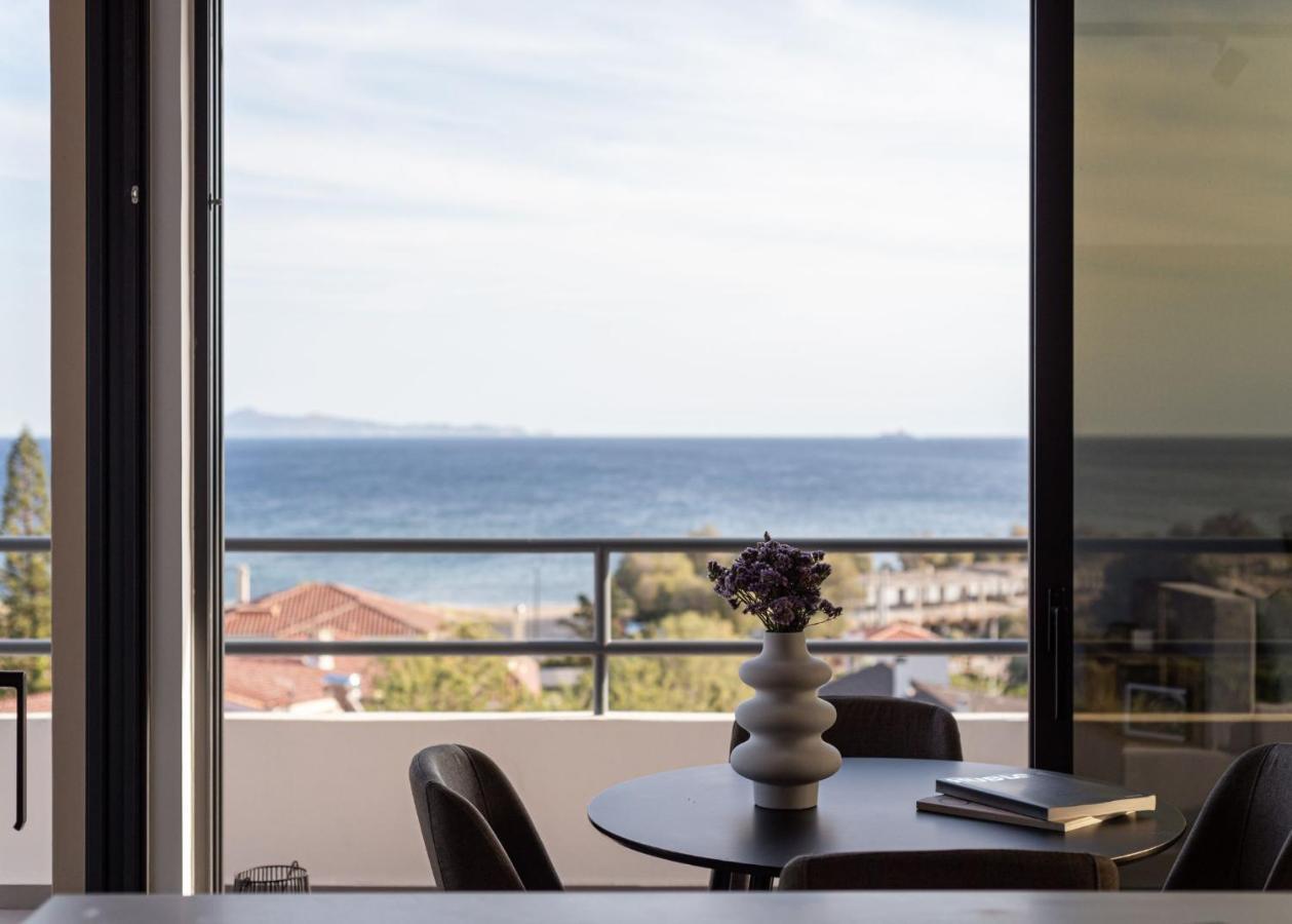 Sounio Panoramic Loft Lägenhet Sunion Exteriör bild