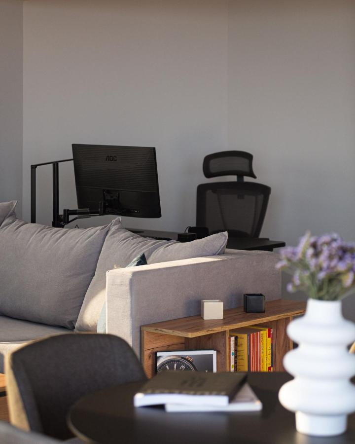 Sounio Panoramic Loft Lägenhet Sunion Exteriör bild