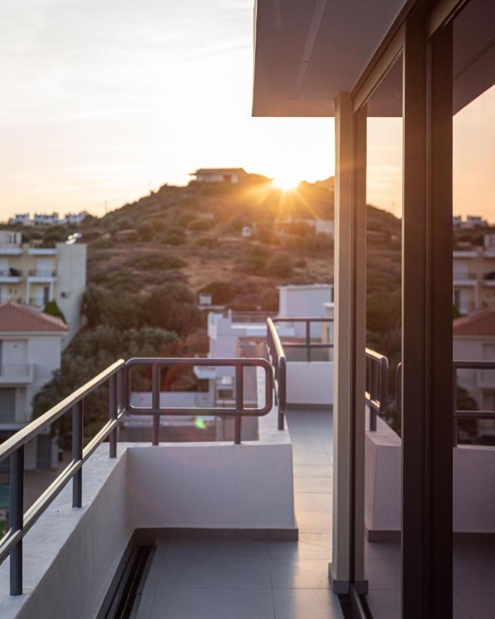Sounio Panoramic Loft Lägenhet Sunion Exteriör bild